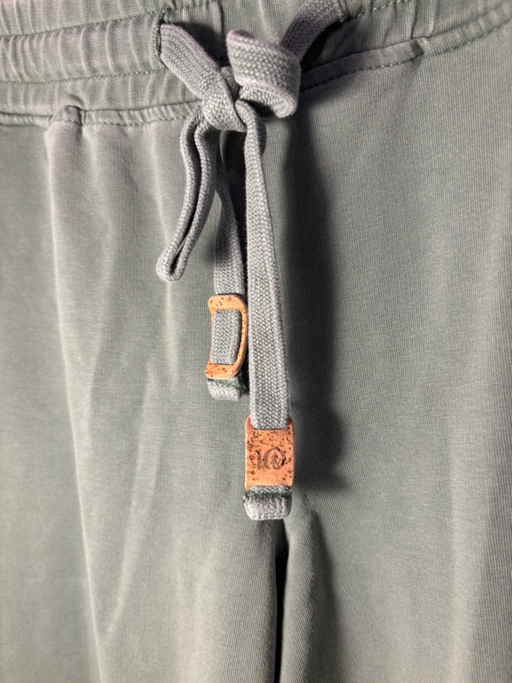 Olive Green Drawstring Joggers - Picture 2 of 6